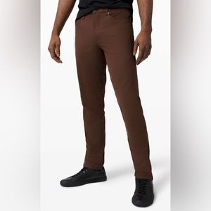 Men's Lululemon Lululemon ABC Pant 34" [Warpstreme], Size 36, Color: Brown Earth